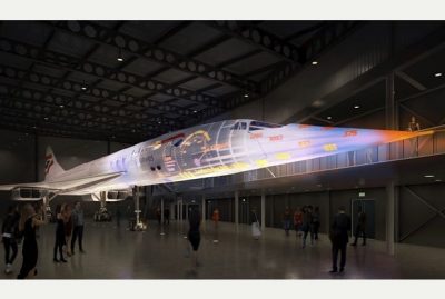 How Concorde will look in the new aerospace centre - photo Bristol Post 