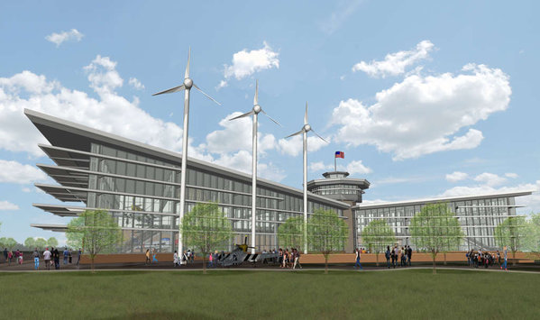 Proposed new facility for the Wings of Freedom Aviation Museum