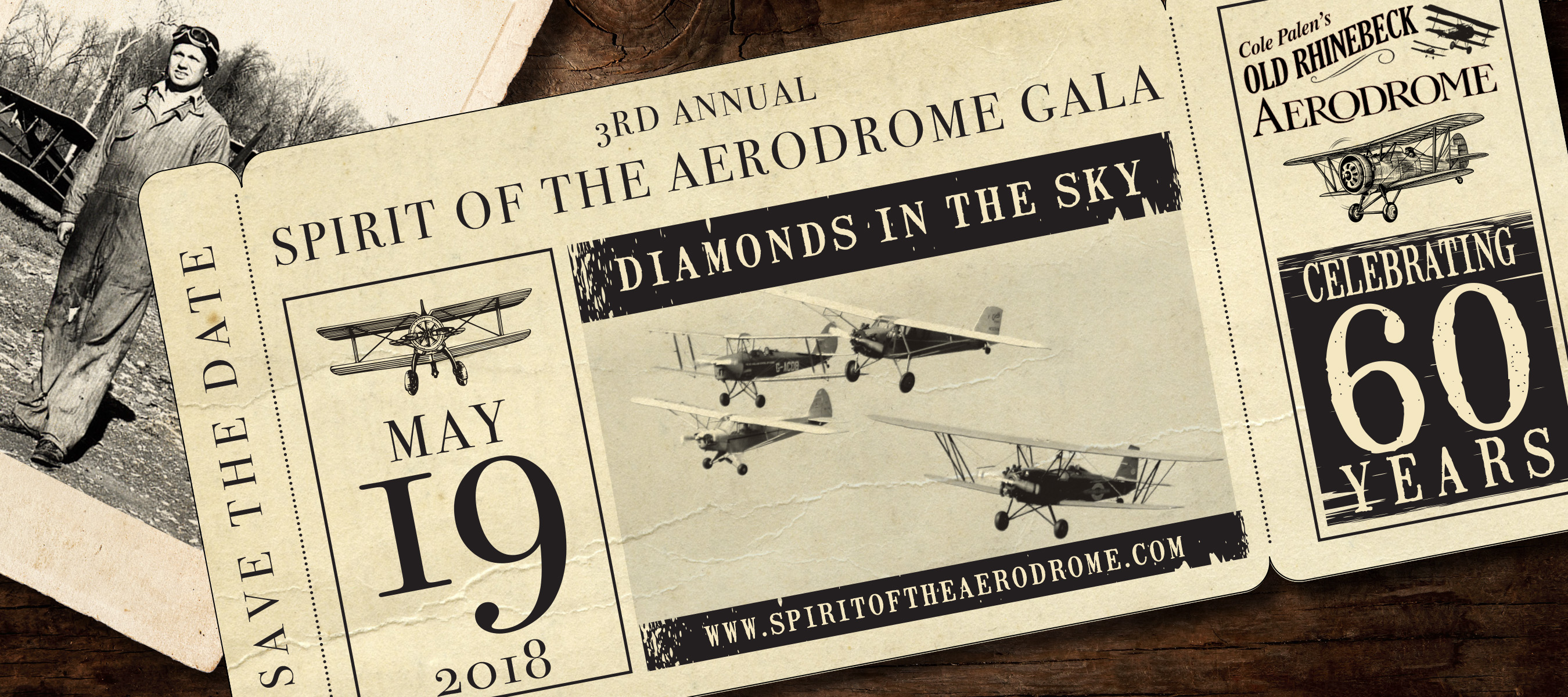 Old Rhinebeck Aerodrome to Celebrate Diamond Jubilee at the Spirit of the Aerodrome Gala