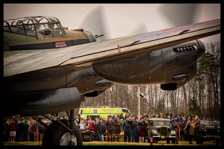 The Crowd Watches The Lancaster