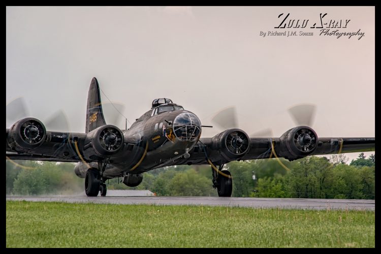 The Movie "Memphis Belle" Takes Off From Grimes Field