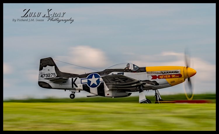 Mark Murphy in his P-51D "Never Miss"