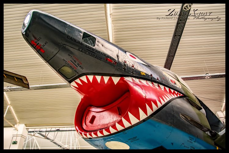 The G-91 sporting shark teeth