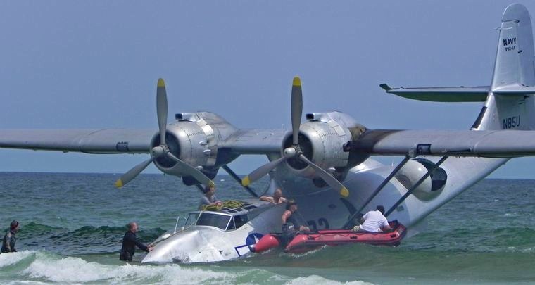 Beached PBY