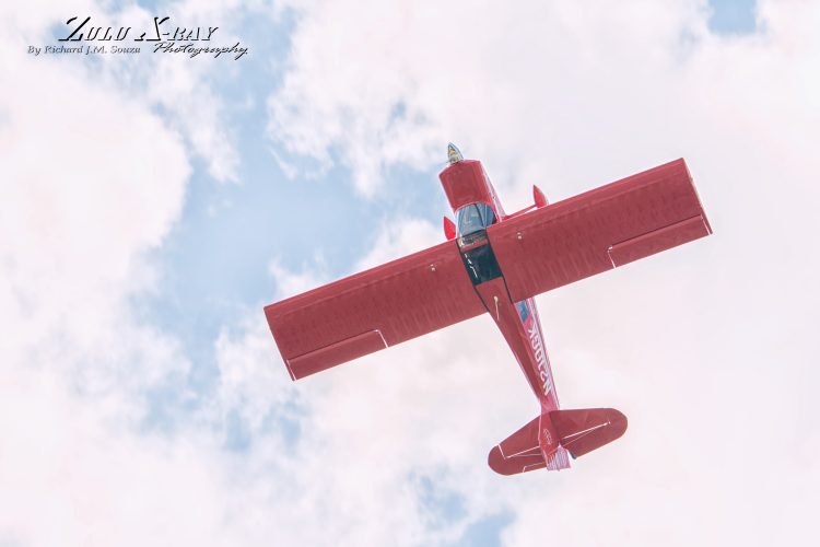 Greg Koontz Flying a Decathalon Aerobatic- Photo by Richard Souza, Zulu X-Ray Photography