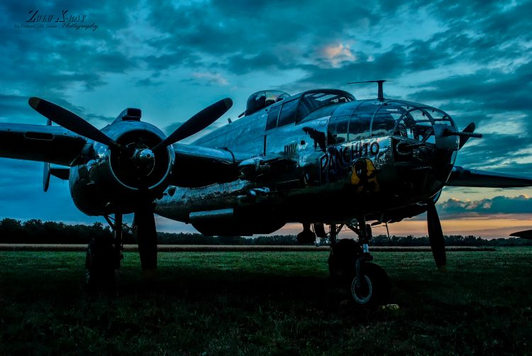B-25 Mitchell Bomber "Panchito" in a different light