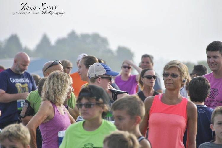Participants Of The 5K Race Get Ready To Run - Photo by Richard Souza, Zulu X-Ray Photography