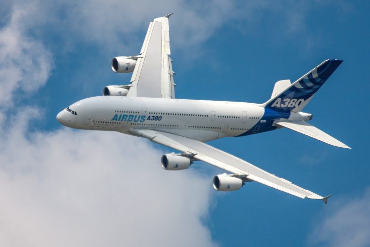 A380 flyby