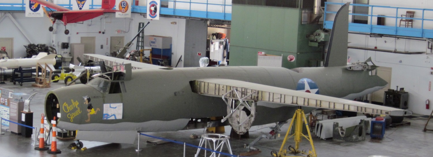 B-26 Martin Marauder undergoing restoration at the MAPS museum