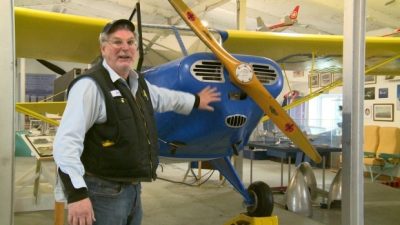 'We need to find people with inspiration to come and help us to continue on,” says Eric Campbell, Montreal Aviation Museum's chief of operations. (CBC)
